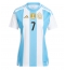 Argentinië Rodrigo De Paul #7 Thuis tenue Dames Copa America 2024 Korte Mouwen