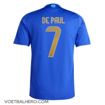 Argentinië Rodrigo De Paul #7 Uit tenue Copa America 2024 Korte Mouwen