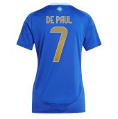 Argentinië Rodrigo De Paul #7 Uit tenue Dames Copa America 2024 Korte Mouwen