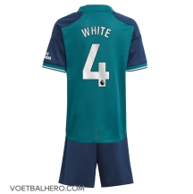 Arsenal Ben White #4 Derde tenue Kids 2023-24 Korte Mouwen (+ broek)