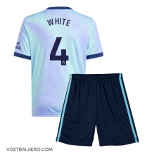 Arsenal Ben White #4 Derde tenue Kids 2024-25 Korte Mouwen (+ broek)