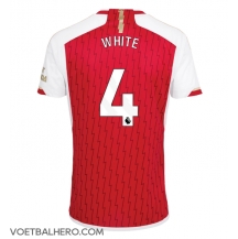 Arsenal Ben White #4 Thuis tenue 2023-24 Korte Mouwen