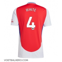 Arsenal Ben White #4 Thuis tenue 2024-25 Korte Mouwen