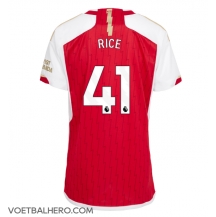 Arsenal Ben White #4 Thuis tenue Dames 2023-24 Korte Mouwen