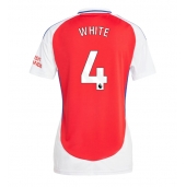 Arsenal Ben White #4 Thuis tenue Dames 2024-25 Korte Mouwen