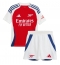 Arsenal Ben White #4 Thuis tenue Kids 2024-25 Korte Mouwen (+ broek)