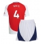 Arsenal Ben White #4 Thuis tenue Kids 2024-25 Korte Mouwen (+ broek)