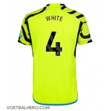 Arsenal Ben White #4 Uit tenue 2023-24 Korte Mouwen