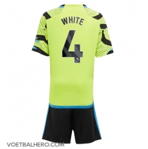 Arsenal Ben White #4 Uit tenue Kids 2023-24 Korte Mouwen (+ broek)