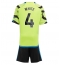 Arsenal Ben White #4 Uit tenue Kids 2023-24 Korte Mouwen (+ broek)