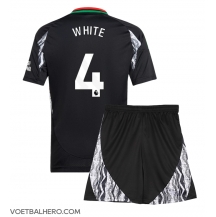 Arsenal Ben White #4 Uit tenue Kids 2024-25 Korte Mouwen (+ broek)