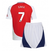 Arsenal Bukayo Saka #7 Thuis tenue Kids 2024-25 Korte Mouwen (+ broek)