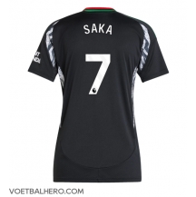 Arsenal Bukayo Saka #7 Uit tenue Dames 2024-25 Korte Mouwen