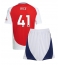 Arsenal Declan Rice #41 Thuis tenue Kids 2024-25 Korte Mouwen (+ broek)