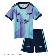 Arsenal Derde tenue Kids 2024-25 Korte Mouwen (+ broek)