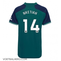 Arsenal Eddie Nketiah #14 Derde tenue Dames 2023-24 Korte Mouwen