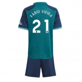 Arsenal Fabio Vieira #21 Derde tenue Kids 2023-24 Korte Mouwen (+ broek)