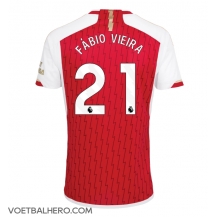 Arsenal Fabio Vieira #21 Thuis tenue 2023-24 Korte Mouwen