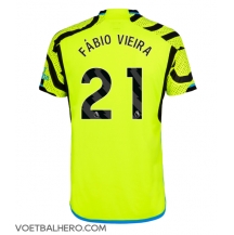 Arsenal Fabio Vieira #21 Uit tenue 2023-24 Korte Mouwen