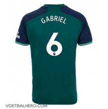 Arsenal Gabriel Magalhaes #6 Derde tenue 2023-24 Korte Mouwen