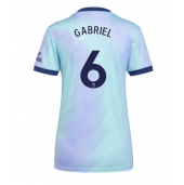 Arsenal Gabriel Magalhaes #6 Derde tenue Dames 2024-25 Korte Mouwen