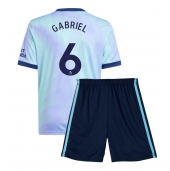 Arsenal Gabriel Magalhaes #6 Derde tenue Kids 2024-25 Korte Mouwen (+ broek)