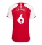 Arsenal Gabriel Magalhaes #6 Thuis tenue Dames 2023-24 Korte Mouwen