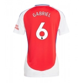 Arsenal Gabriel Magalhaes #6 Thuis tenue Dames 2024-25 Korte Mouwen