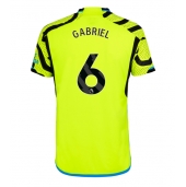 Arsenal Gabriel Magalhaes #6 Uit tenue 2023-24 Korte Mouwen