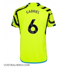 Arsenal Gabriel Magalhaes #6 Uit tenue 2023-24 Korte Mouwen