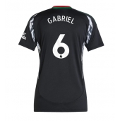 Arsenal Gabriel Magalhaes #6 Uit tenue Dames 2024-25 Korte Mouwen