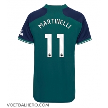 Arsenal Gabriel Martinelli #11 Derde tenue Dames 2023-24 Korte Mouwen