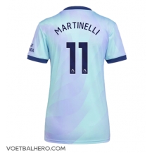 Arsenal Gabriel Martinelli #11 Derde tenue Dames 2024-25 Korte Mouwen