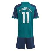 Arsenal Gabriel Martinelli #11 Derde tenue Kids 2023-24 Korte Mouwen (+ broek)