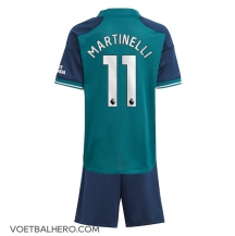 Arsenal Gabriel Martinelli #11 Derde tenue Kids 2023-24 Korte Mouwen (+ broek)