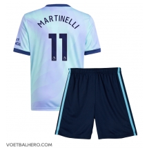 Arsenal Gabriel Martinelli #11 Derde tenue Kids 2024-25 Korte Mouwen (+ broek)