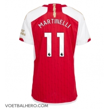 Arsenal Gabriel Martinelli #11 Thuis tenue Dames 2023-24 Korte Mouwen