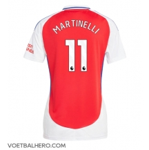 Arsenal Gabriel Martinelli #11 Thuis tenue Dames 2024-25 Korte Mouwen