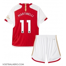 Arsenal Gabriel Martinelli #11 Thuis tenue Kids 2023-24 Korte Mouwen (+ broek)