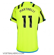 Arsenal Gabriel Martinelli #11 Uit tenue Dames 2023-24 Korte Mouwen