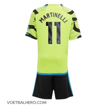 Arsenal Gabriel Martinelli #11 Uit tenue Kids 2023-24 Korte Mouwen (+ broek)