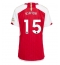 Arsenal Jakub Kiwior #15 Thuis tenue Dames 2023-24 Korte Mouwen