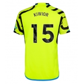 Arsenal Jakub Kiwior #15 Uit tenue 2023-24 Korte Mouwen