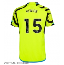 Arsenal Jakub Kiwior #15 Uit tenue 2023-24 Korte Mouwen