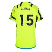 Arsenal Jakub Kiwior #15 Uit tenue Dames 2023-24 Korte Mouwen