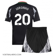 Arsenal Jorginho Frello #20 Uit tenue Kids 2024-25 Korte Mouwen (+ broek)