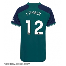 Arsenal Jurrien Timber #12 Derde tenue Dames 2023-24 Korte Mouwen