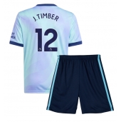 Arsenal Jurrien Timber #12 Derde tenue Kids 2024-25 Korte Mouwen (+ broek)