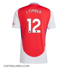 Arsenal Jurrien Timber #12 Thuis tenue 2024-25 Korte Mouwen