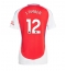 Arsenal Jurrien Timber #12 Thuis tenue Dames 2024-25 Korte Mouwen